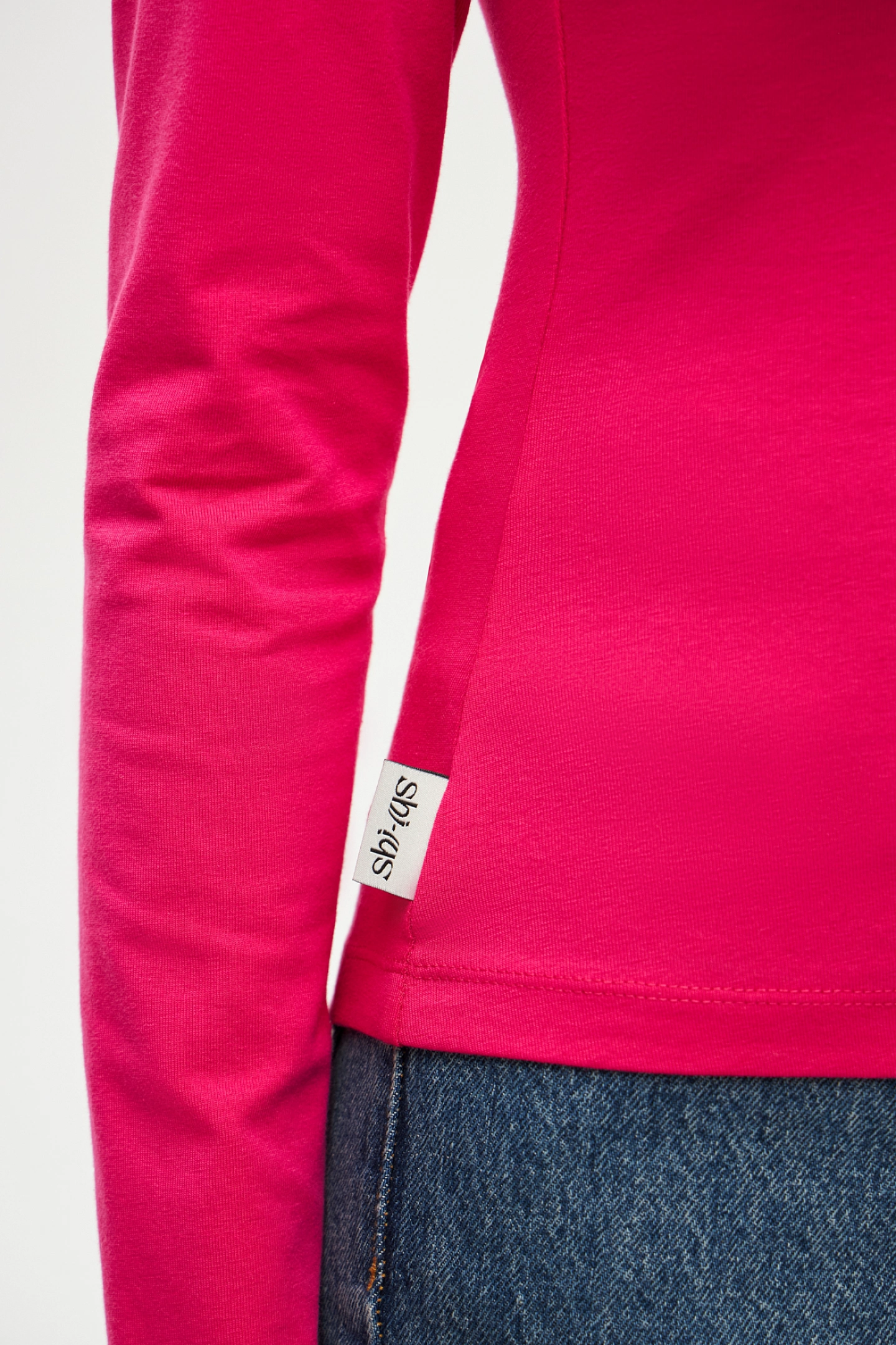 Лонгслив с рукавом реглан - погон