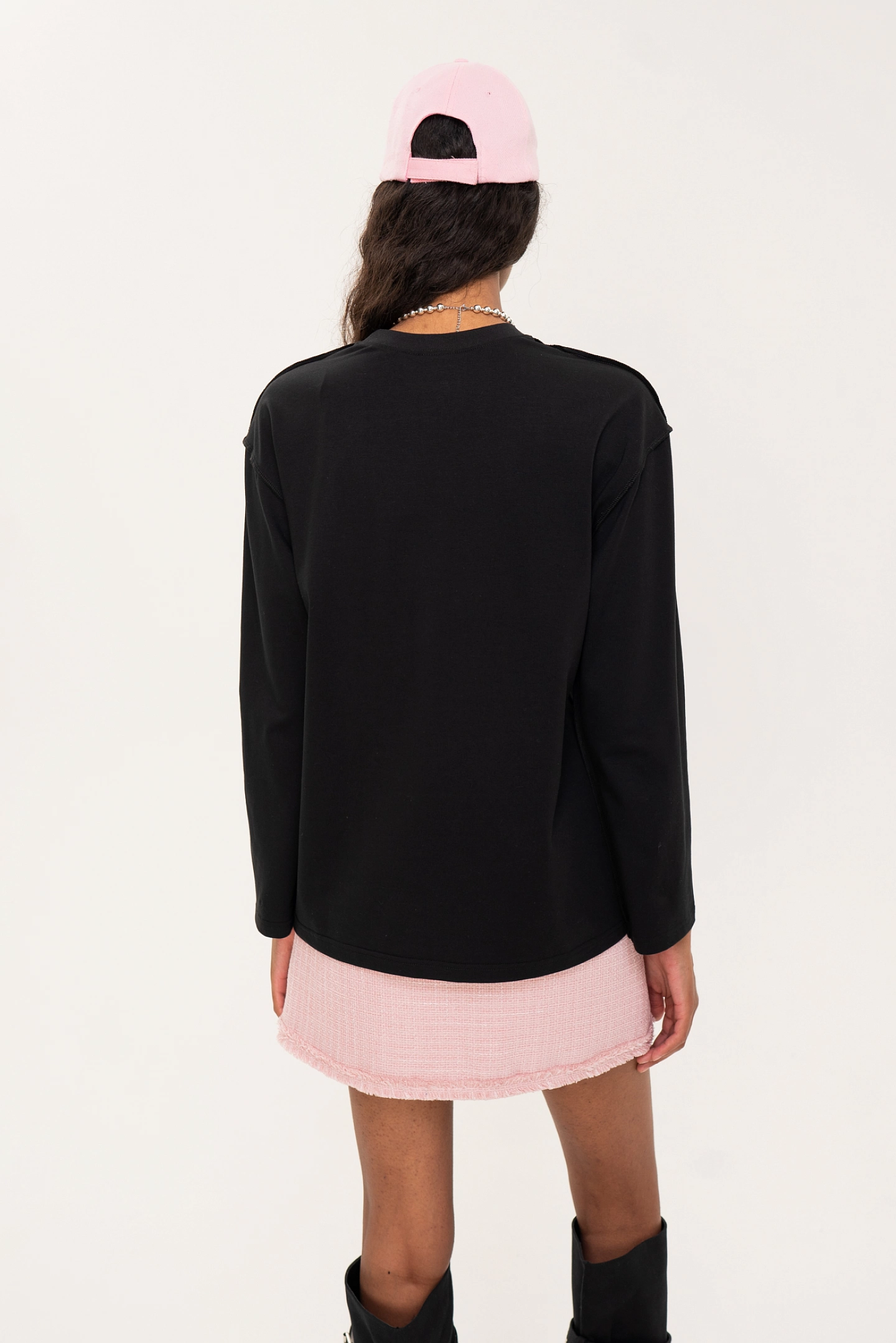 Лонгслив свободного кроя