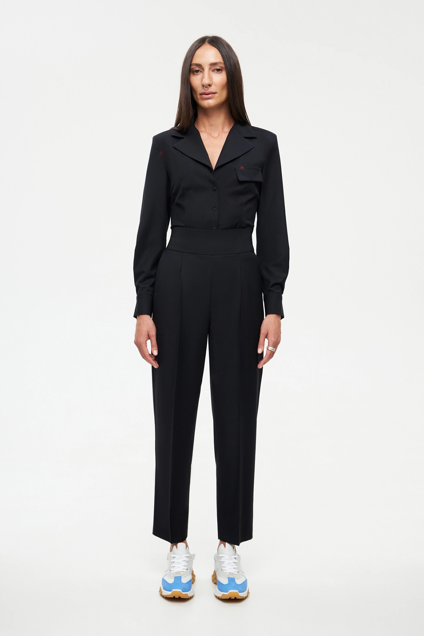 Брюки - бананы на широкой резинке