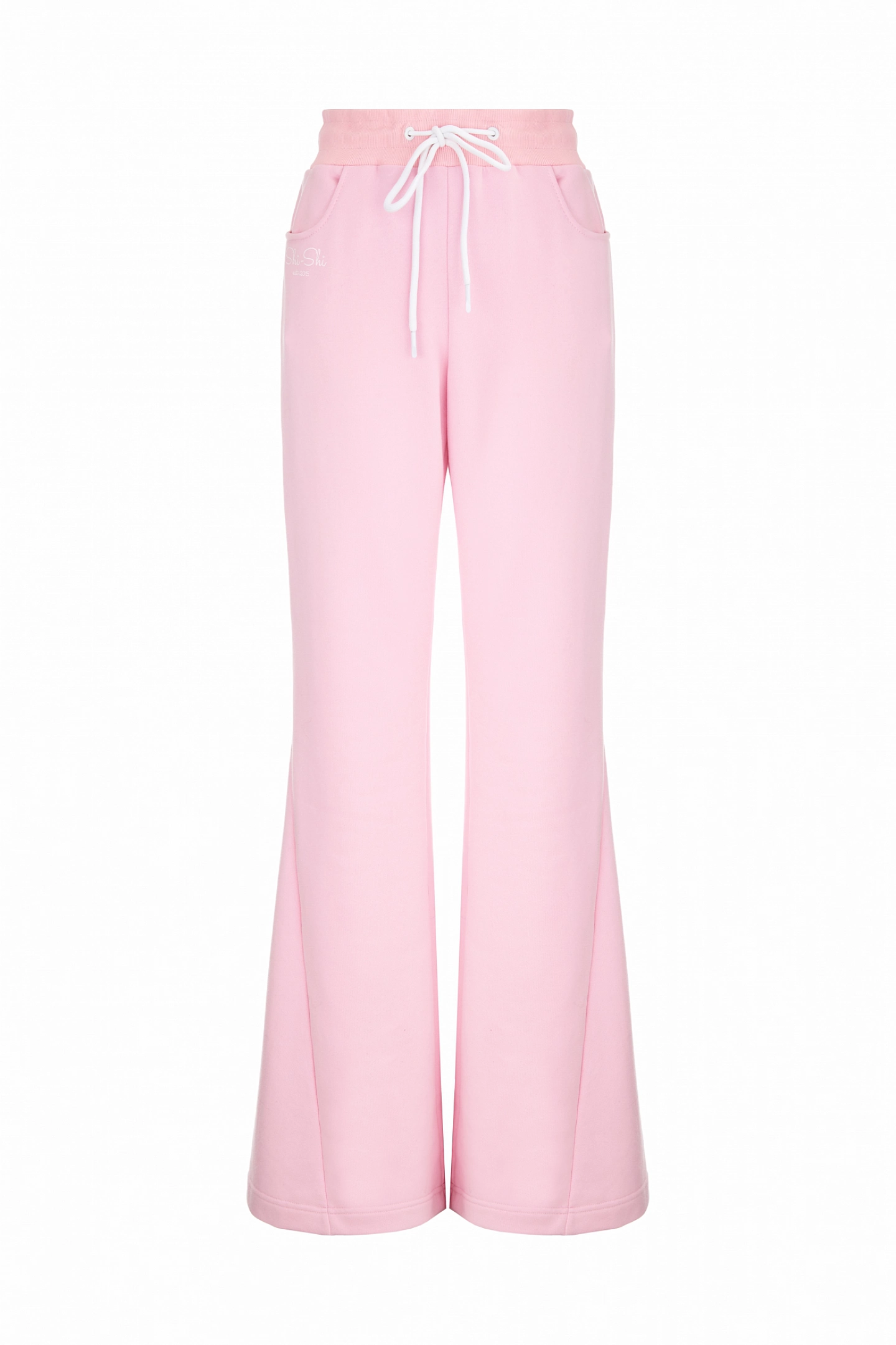 Брюки клеш из футера