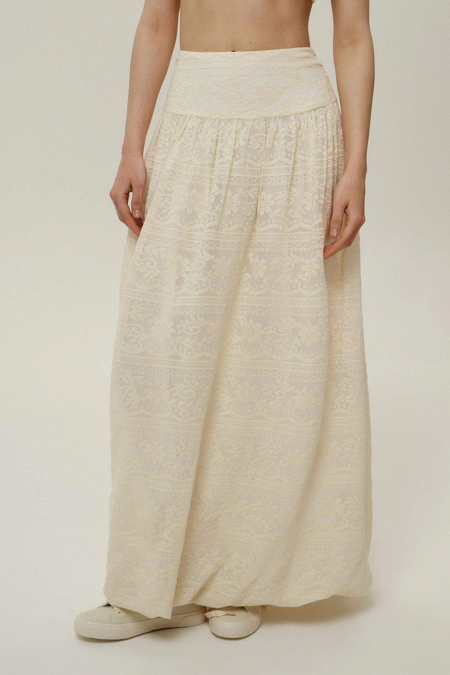 Юбка макси "Кроше"